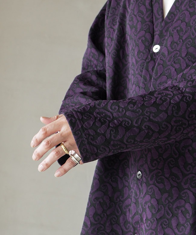 NEEDLES(ニードルズ) V Neck Cardigan - Poly Jq./Paisley