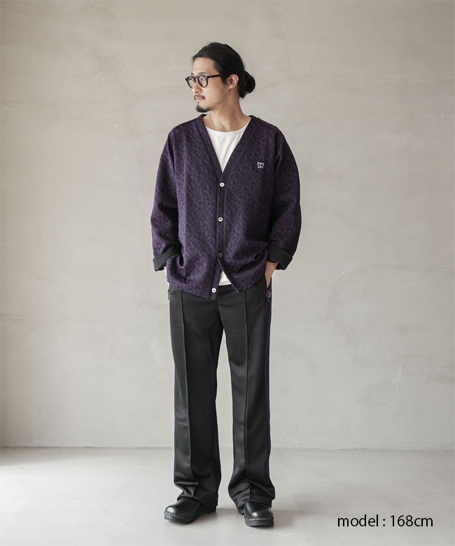 NEEDLES(ニードルズ) V Neck Cardigan - Poly Jq./Paisley