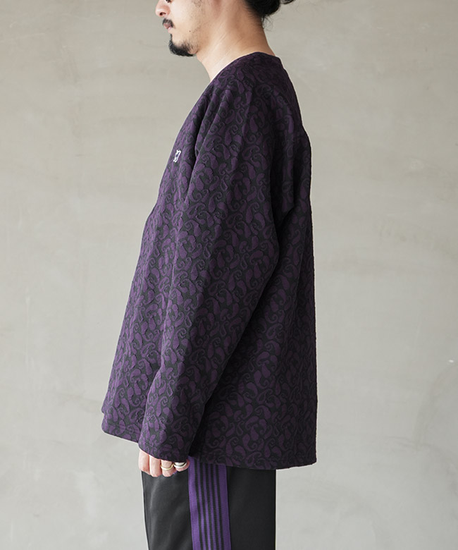 NEEDLES(ニードルズ) V Neck Cardigan - Poly Jq./Paisley