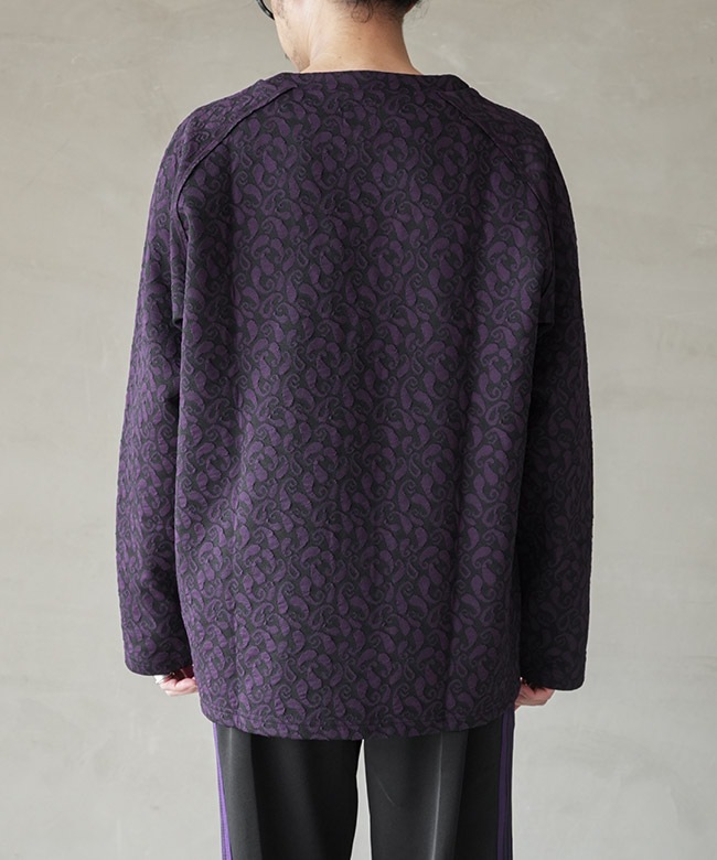 NEEDLES(ニードルズ) V Neck Cardigan - Poly Jq./Paisley