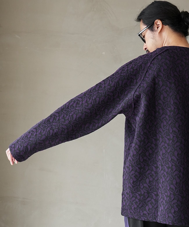 NEEDLES(ニードルズ) V Neck Cardigan - Poly Jq./Paisley