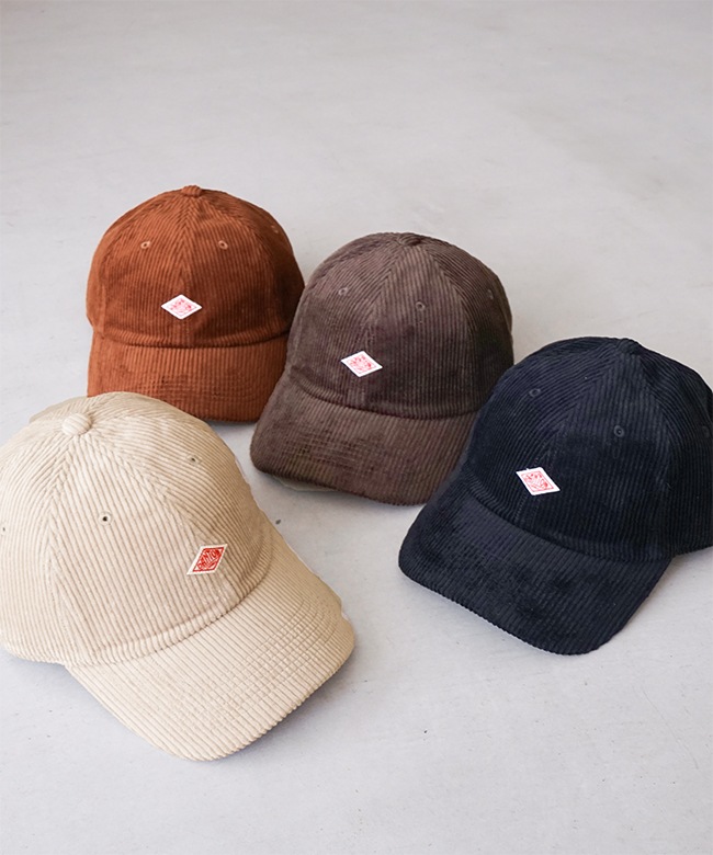 ◇[DT-H0227CUR]DANTON ダントン CORDUROY 6PANEL CAP コーデュロイ6