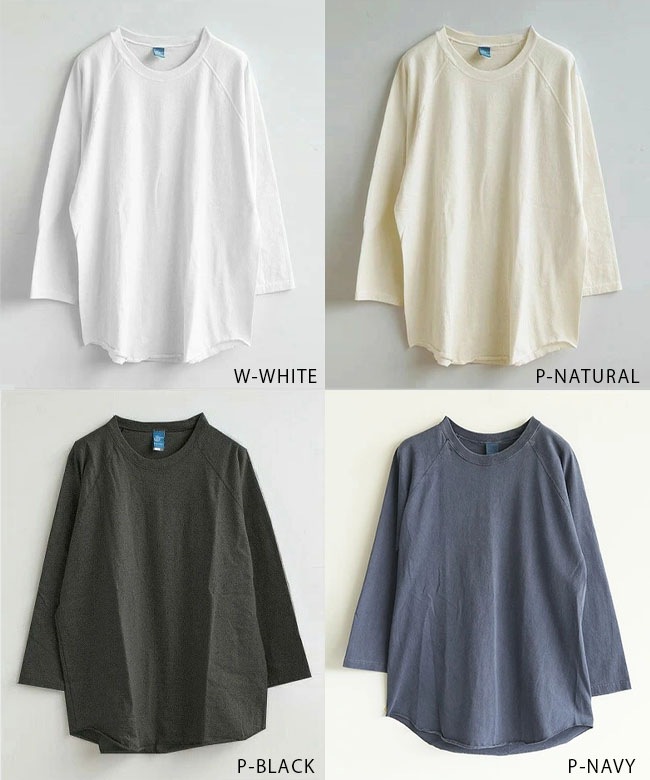 グルダン ONTime オンタイム ベースボールシャツ サイズL GOOD ON(グッドオン)BASEBALL TEE/7分袖 ベースボールTシャツ【メール