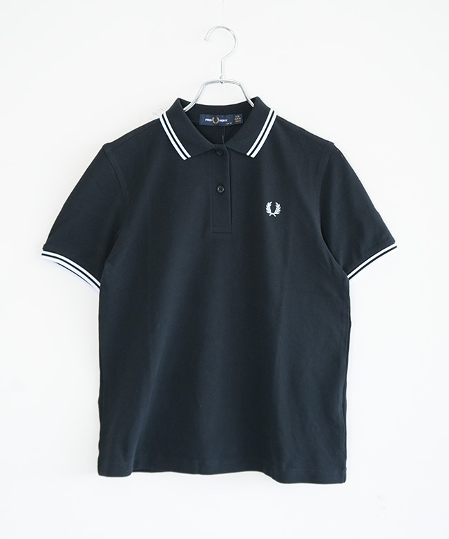 fred perry ポロシャツ G3600 ブラック FRED PERRY(フレッドペリー) TWIN TIPPED FRED PERRY SHIRT ポロシャツ