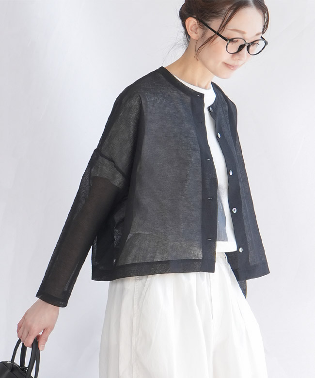 mizuiro ind(ミズイロインド) washer voile short C/D ワッシャー