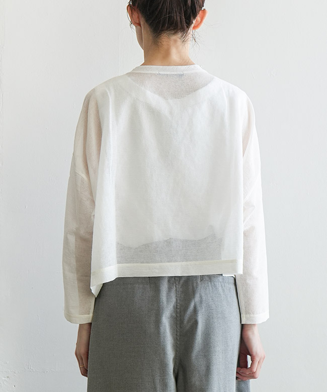 mizuiro ind(ミズイロインド) washer voile short C/D ワッシャー
