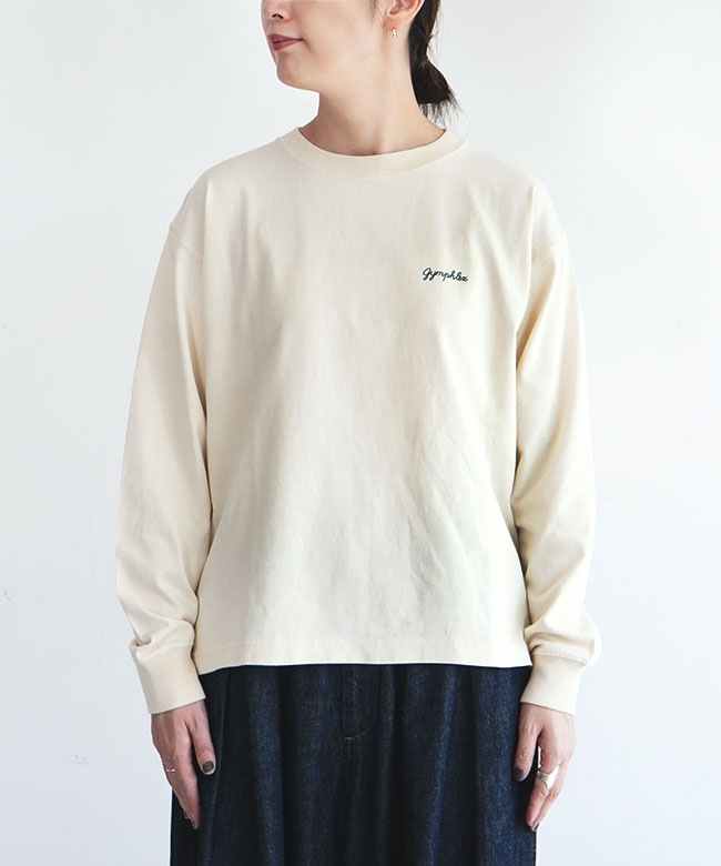 clairo charm クルーネック Mサイズ ウォッシャブル5ゲージロングオーバーサイズ クルーネックニット