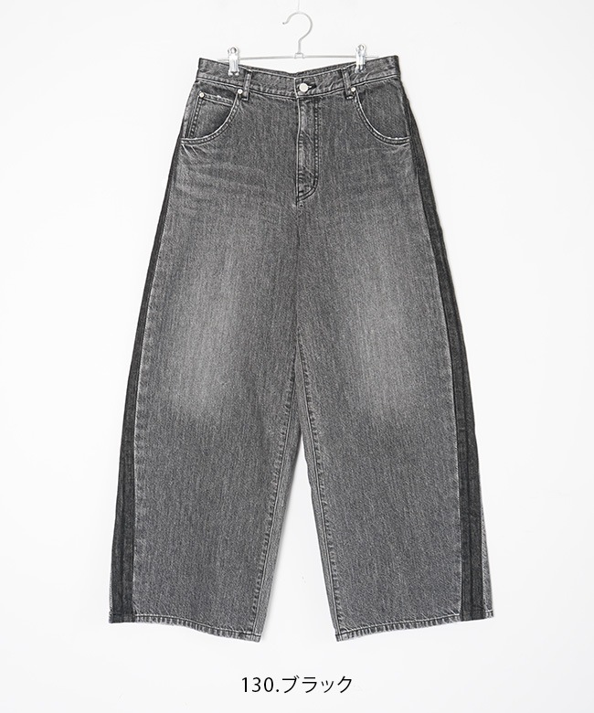 SALE 50%OFF】JOHNBULL(ジョンブル) サイドラインデニムパンツ セール 