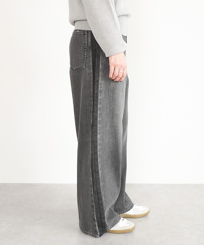 emi♡様おまとめ　Johnbull +アメリカーナパンツ2点 JL253P10]JOHNBULL(ジョンブル) サイドラインデニムパンツ