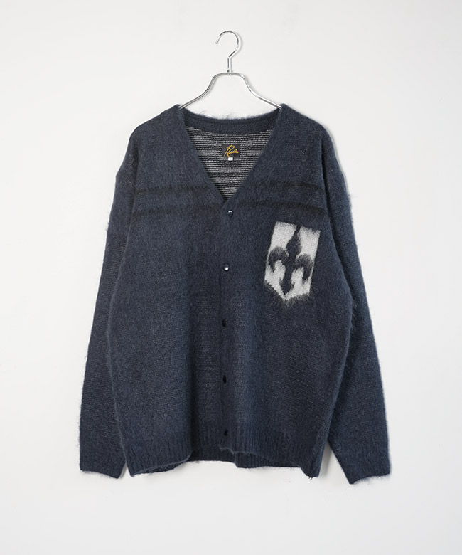 Mohair Cardigan モヘアカーディガン ネイビー MOHAIR CARDIGAN