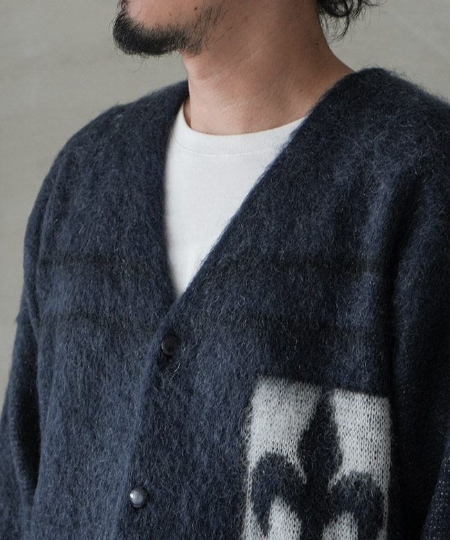 SALE 30%OFF】NEEDLES(ニードルズ) Mohair Cardigan - Emblem モヘア