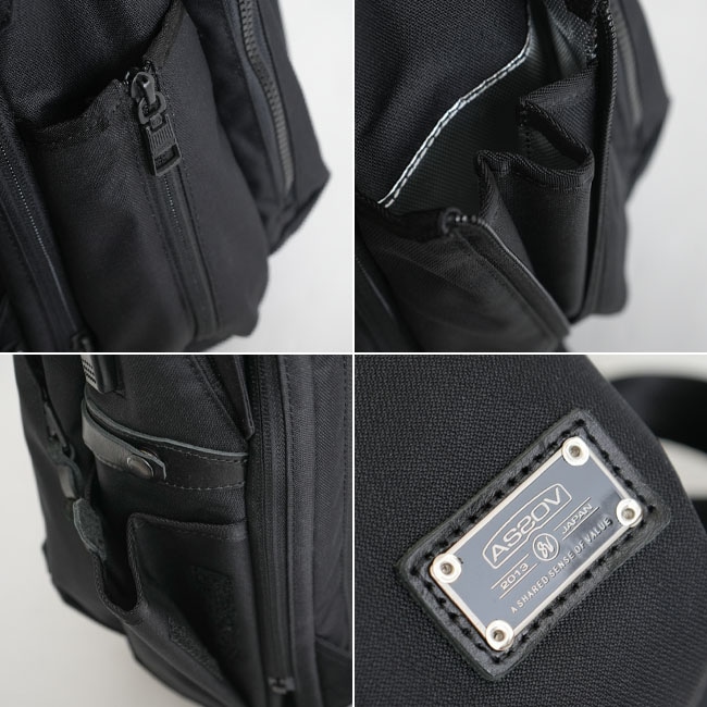 【美品】アッソブ　ASSOV CORDURA DOBBY リュック バックパック 061421]AS2OV(アッソブ) CORDURA DOBBY 305D EXPANSION DAYPACK/バック