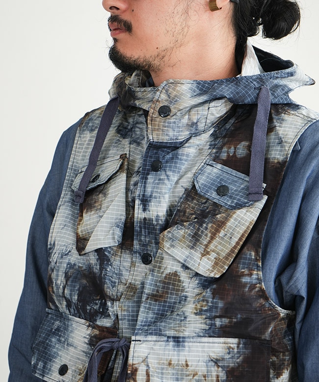 ENGINEERED GARMENTS(エンジニアド ガーメンツ) Field Vest - Tie Dye