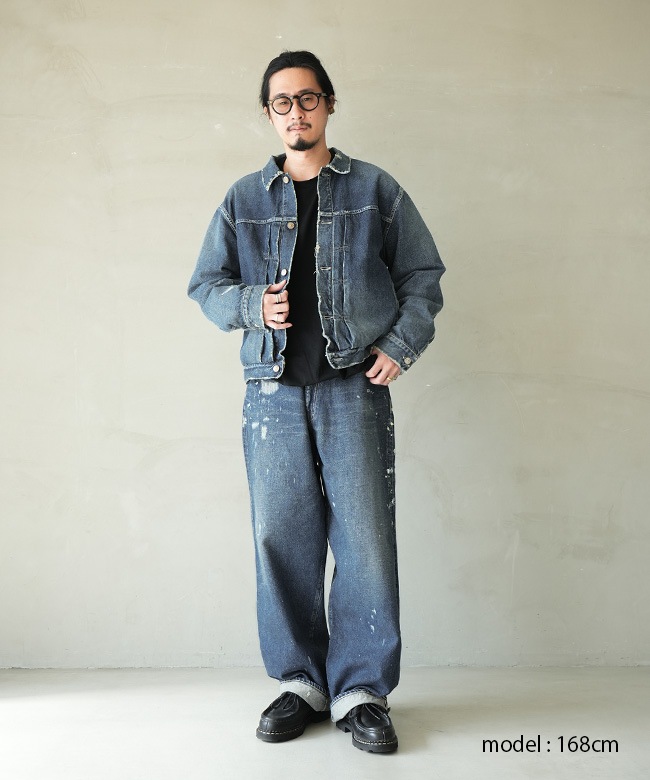 GOLD / ゴールド SUVIN DENIM WIDE　PANTS デニム L SALE 20%OFF】GOLD(ゴールド)RECYCLED WASTE SUVIN COTTON YARN