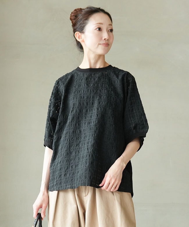 SALE 20%OFF】prit(プリット) 32/1微強撚引き揃え天竺×シアーサッカー
