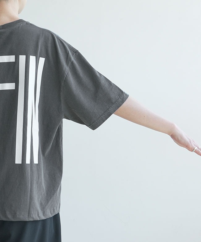 ICHI(イチ) ピグメントTシャツ 