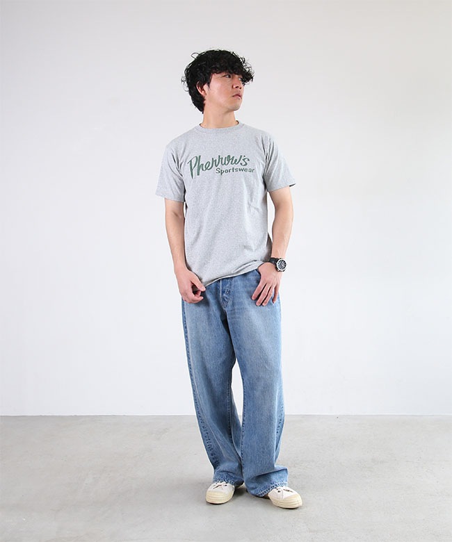 SALE 30%OFF】Pherrow's(フェローズ) 別注カラーあり 半袖プリントT