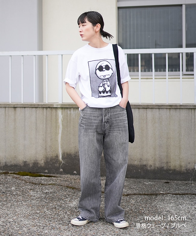 ✨新品✨ジョンブル PEANUTS CHARLIE BROWN SHADES T JT251C57]JOHNBULL(ジョンブル)PEANUTS Tシャツ CHARLIE BROWN