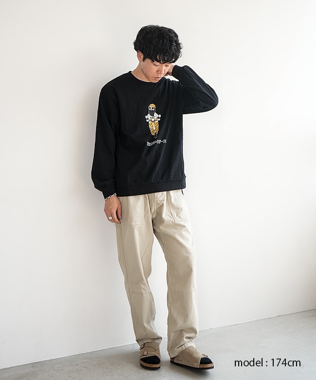 阪神タイガース ブレスサーモ中綿ロングコート サイズXO F-25AW257WH]OTAS(オータス) WOODY別注 OJISAN×Tigers 阪神