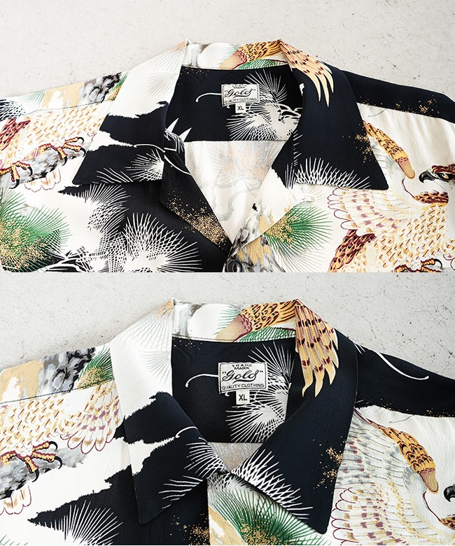 SALE 30%OFF】【ハンガー付属】gold(ゴールド) ALOHA SHIRT 