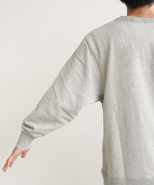 NANGA(ナンガ) ECO HYBRID MINI BOX LOGO EMBROIDERY SWEATSHIRT エコ 