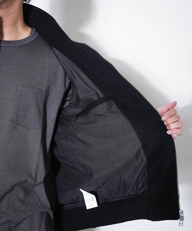 SALE 30%OFF】[253-91401]EVCON(エビコン) WOOL BLOUSON ウール