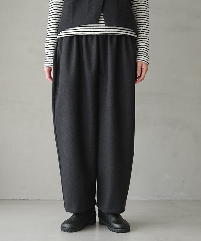 4-76974454]Midi Umi(ミディウミ) flannel touch easy pants