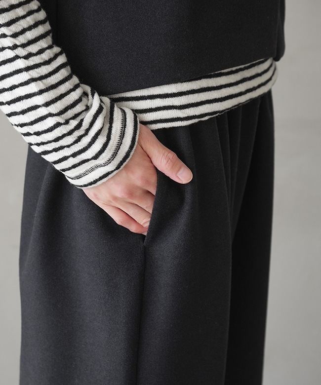 パンツ Mi-mi MidiUmi フランネルタッチイージーパンツ｜ MARcourt ONLINE STORE