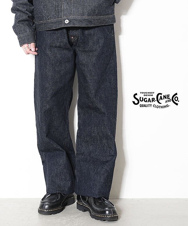 SC42025]SUGAR CANE(シュガーケーン) 13oz. DENIM WAIST OVERALLS 2025