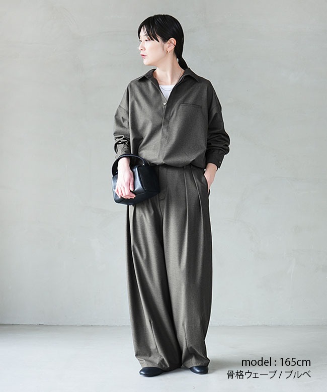そらこさま専用　新品　韓国ブランド　rhombus lab、他 ◇[SMLM-HSH]SOLAMONAT LARME(ソラモナラーム) 比翼シャツ レディース