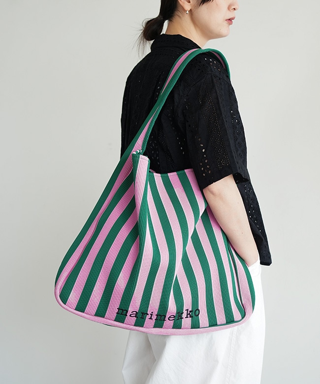 国内正規販売店】marimekko(マリメッコ) Knitted Bag Large Merirosvo