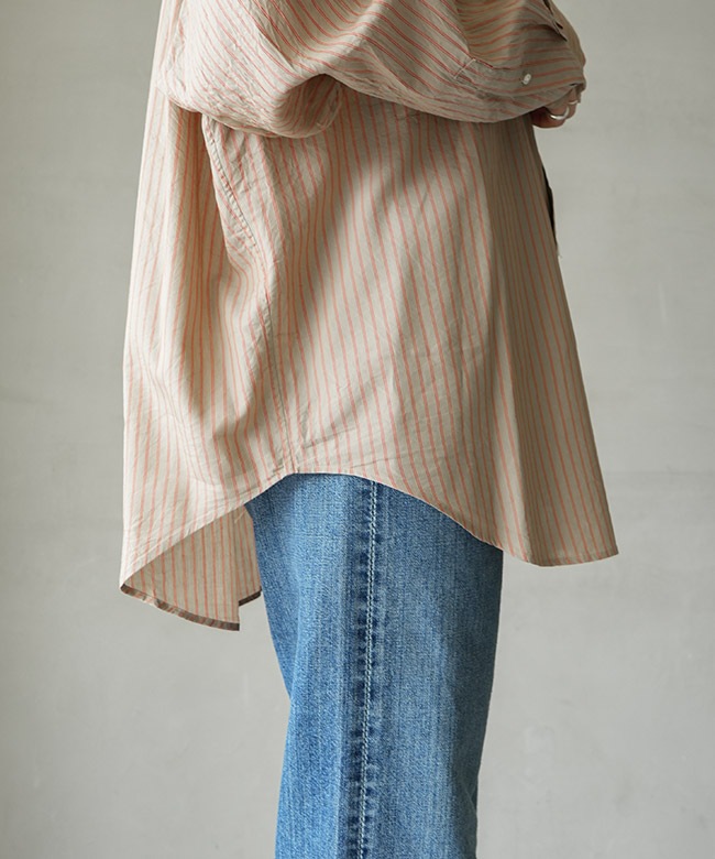 THE SHINZONE(ザ シンゾーン) STAND COLLAR DADDY SHIRT スタンド