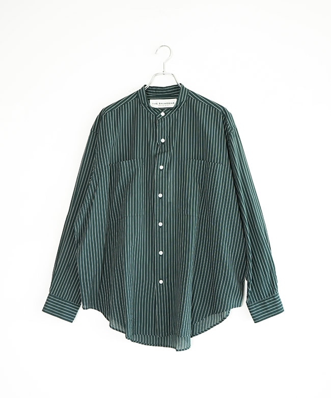 THE SHINZONE(ザ シンゾーン) STAND COLLAR DADDY SHIRT スタンド