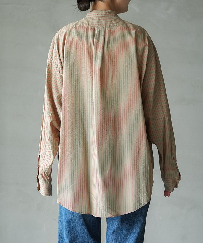 ◎◎THE SHINZONE(ザ シンゾーン) STAND COLLAR DADDY SHIRT スタンド