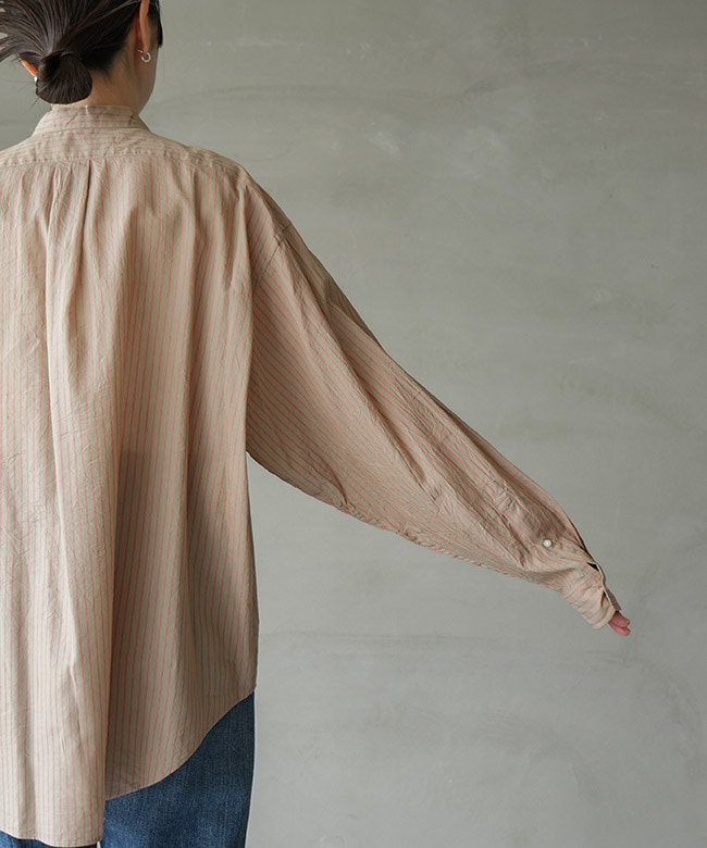 ◎◎THE SHINZONE(ザ シンゾーン) STAND COLLAR DADDY SHIRT スタンド