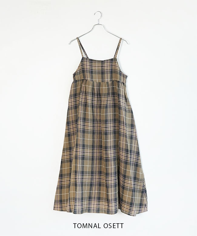 O'NEIL OF DUBLIN(オニールオブダブリン)TARTAN CAMISOLE DRESS
