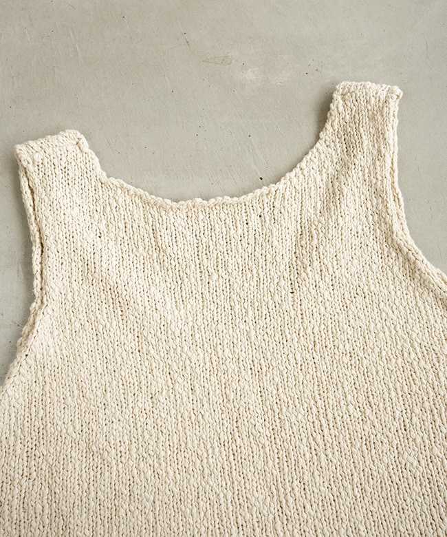 3-220118]mizuiro ind(ミズイロインド)リリーヤーンベスト