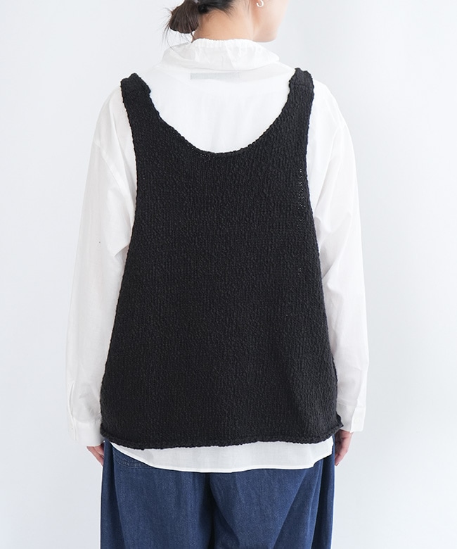 3-220118]mizuiro ind(ミズイロインド)リリーヤーンベスト