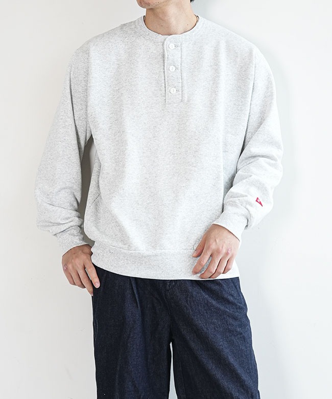 アンティーク　グーグリー　ヘルトウィヒ社 54005]Healthknit(ヘルスニット) Classic Sweat Henry L/S クラシック