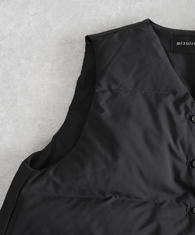 3-270066]mizuiro ind(ミズイロインド)ダウンベスト レディース
