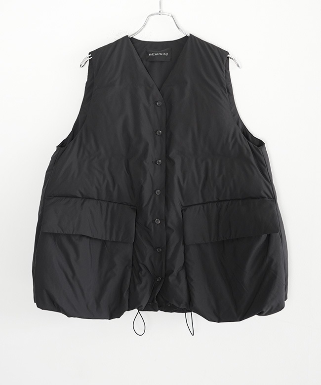 3-270066]mizuiro ind(ミズイロインド)ダウンベスト レディース