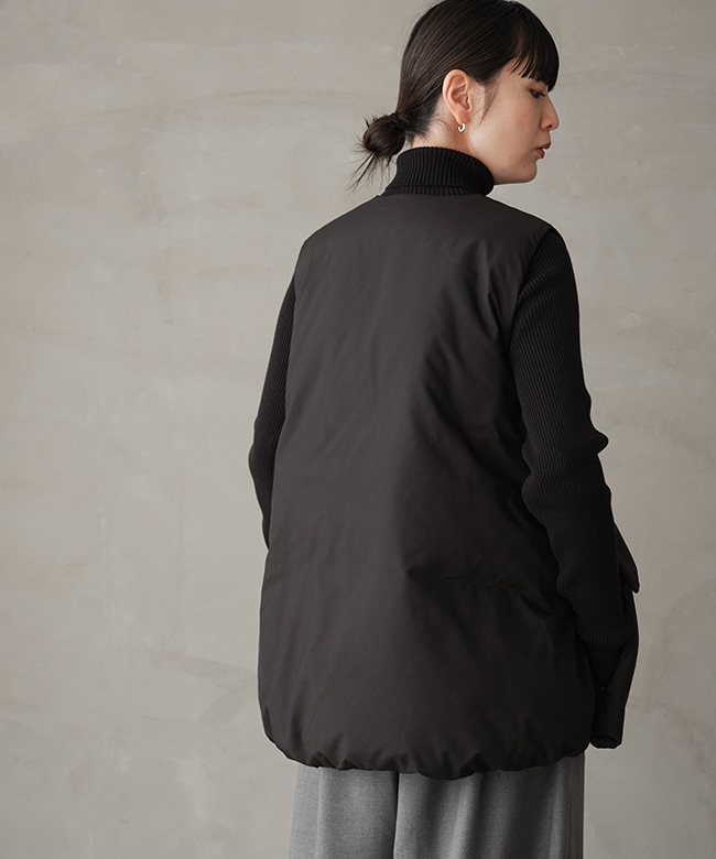 3-270066]mizuiro ind(ミズイロインド)ダウンベスト レディース