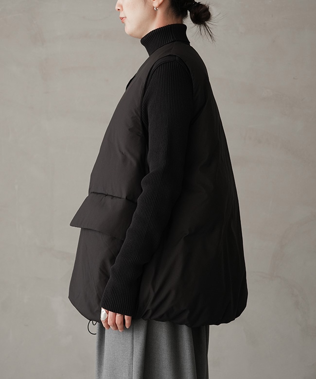 3-270066]mizuiro ind(ミズイロインド)ダウンベスト レディース