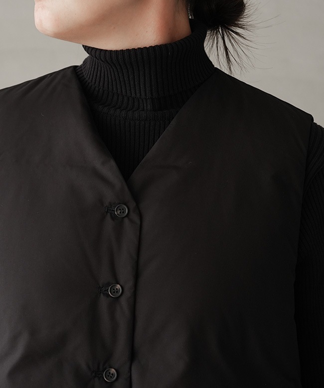 3-270066]mizuiro ind(ミズイロインド)ダウンベスト レディース