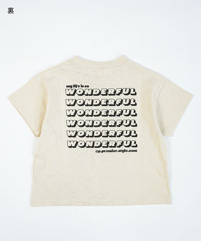 p.premier(ピードットプルミエ)イロチ買いしたいシンプルロゴTシャツ