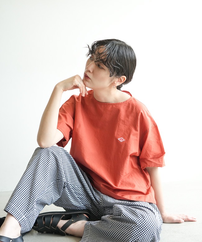 ◇DANTON(ダントン) PULLOVER SHIRT プルオーバーシャツ レディース