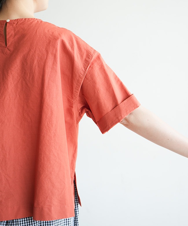 ◇DANTON(ダントン) PULLOVER SHIRT プルオーバーシャツ レディース
