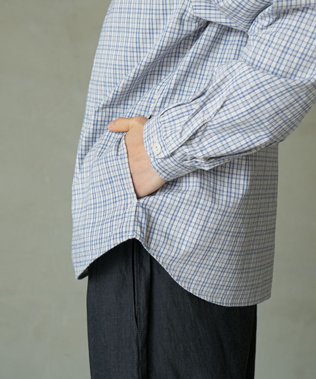 ◇DANTON(ダントン) ROUND COLLAR P.O SHIRT ラウンドカラープル