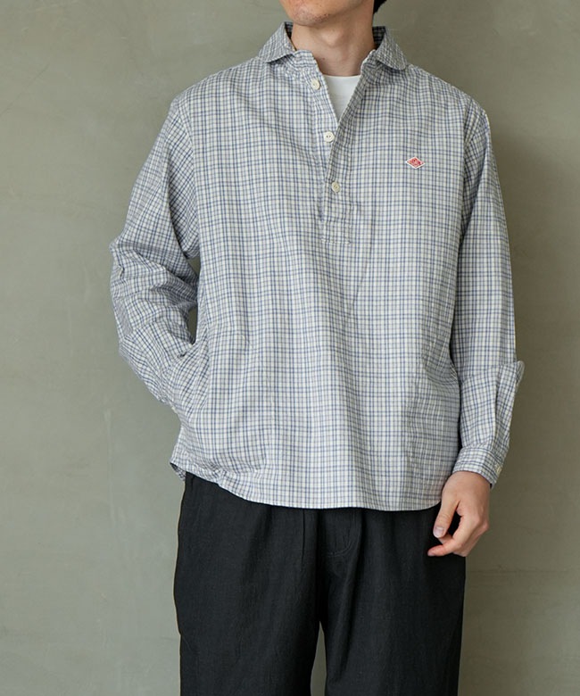 ◇DANTON(ダントン) ROUND COLLAR P.O SHIRT ラウンドカラープル