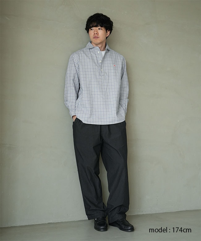 ◇DANTON(ダントン) ROUND COLLAR P.O SHIRT ラウンドカラープル